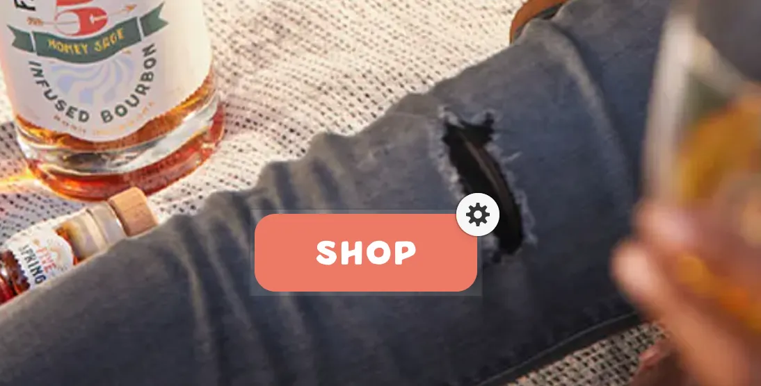 A screenshot of the Settings icon that appears while hovering a button.